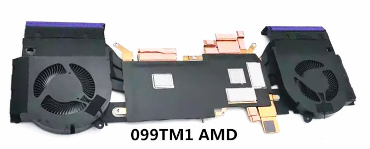 Ventilateur+radiateur AMD 12V pour Dell G16 7630 099TM1 AT401001ZA0