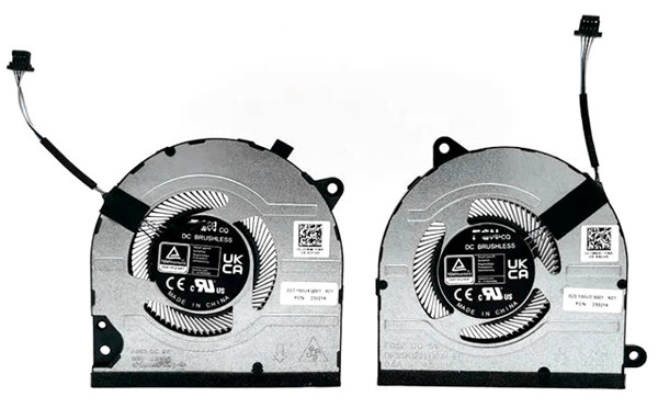 Ventilateur de CPU+GPU pour Dell Inspiron 14 Plus 7430 0D8MWV 0HV9W8
