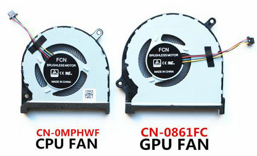 Ventilateur de CPU+GPU pour Dell MPHWF 0MPHWF 861FC 0861FC