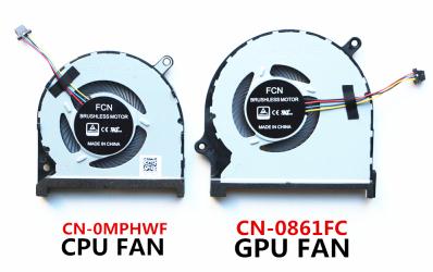 Ventilateur de GPU+CPU pour Dell Inspiron 7590