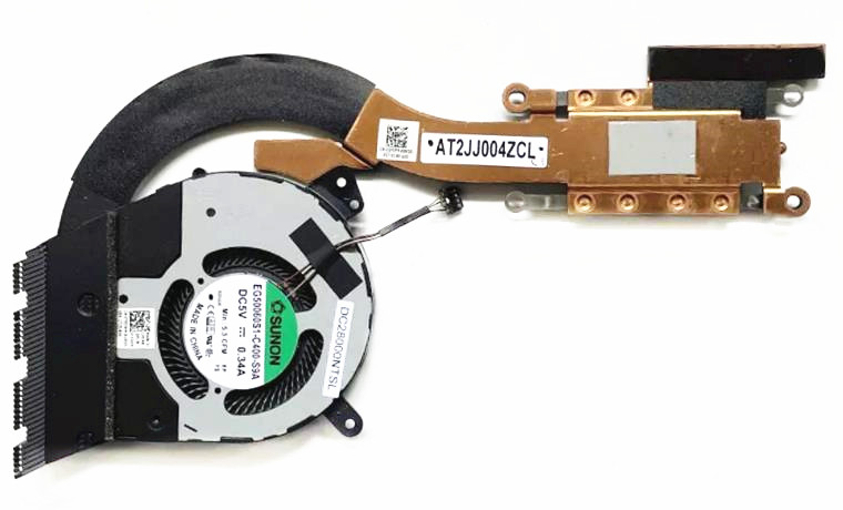 Ventilateur+radiateur pour Dell Latitude 5401 0YX3WM 02P5YP AT2JJ004SSL