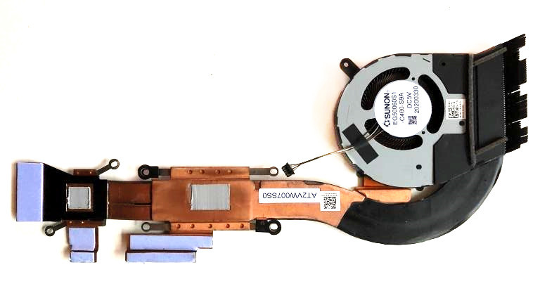 Ventilateur+radiateur pour Dell Latitude 5411 0N7C76 0DHJW AT2VW007SS0