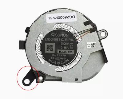 Ventilateur de CPU pour Dell 0YW81W EG50040S1-CJ80-S9A DC28000PVS0