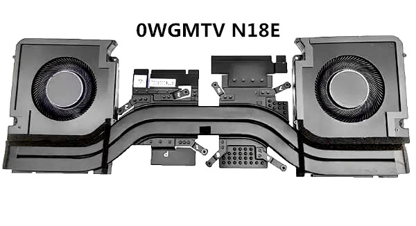 Ventilateur+radiateur N18E pour Dell Precision 16 5680 M5680 0WGMTV AT74C00B0AL