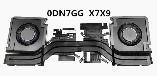 Ventilateur+radiateur X7X9 pour Dell Precision 16 5690 M5690 0DN7GG AT9430030AL