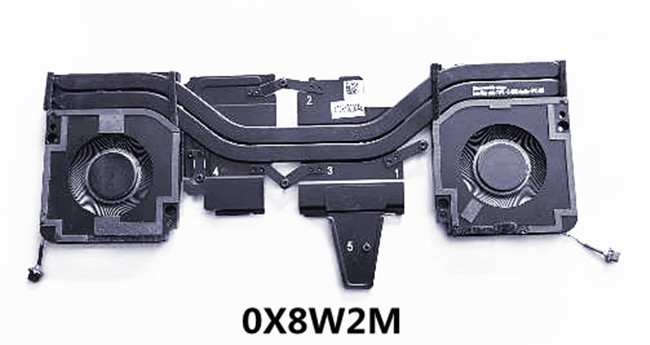 Ventilateur+radiateur QN20P pour Dell Precision 5470 M5470 0X8W2M AT3RY00D0AL