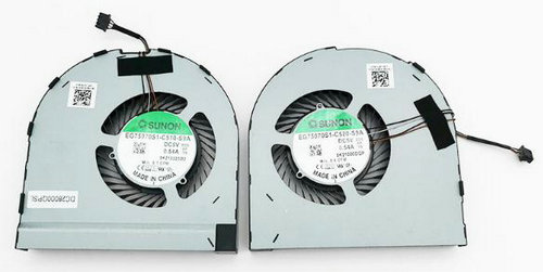 Ventilateur de CPU+GPU pour Dell EG75070S1-C510-S9A EG75070S1-C520-S9A