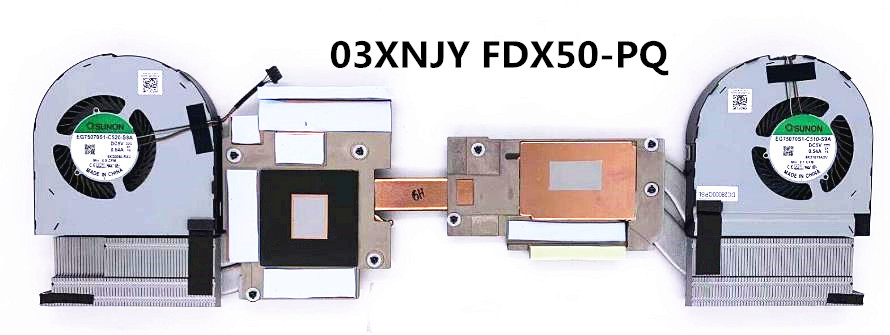 Ventilateur+radiateur FDX50-PQ pour Dell Precision 7550 M7550 03XNJY AT2V7005ZAL