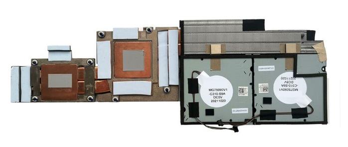 Ventilateur+radiateur pour Dell Precision 7670 M7670 028WXW AT3MM005ZAL
