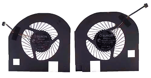 Ventilateur de CPU+GPU pour Dell MG75090V1-C140-S9A MG75090V1-C150-S9A