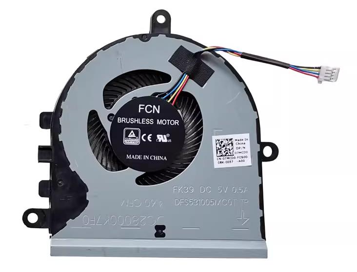 Ventilateur de CPU pour Dell Vostro 3400 3401 DC28000K7F0 DFS531005MC0T FK39 07MCD0