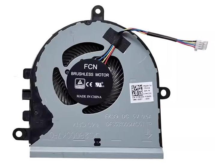Ventilateur de CPU pour Dell Vostro 3500 DC28000K7F0 DFS531005MC0T FK39 07MCD0