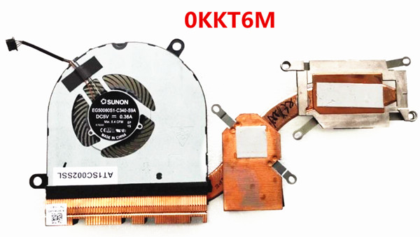 Ventilateur+radiateur pour Dell latitude 5490 E5490 KKT6M 0KKT6M AT1SC002SSL