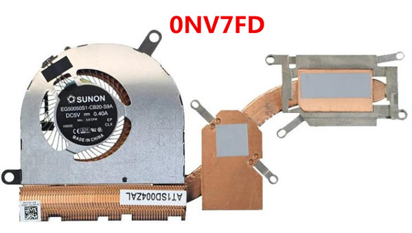 Ventilateur+radiateur pour Dell latitude 5490 E5490 NV7FD 0NV7FD AT1SD004ZAL