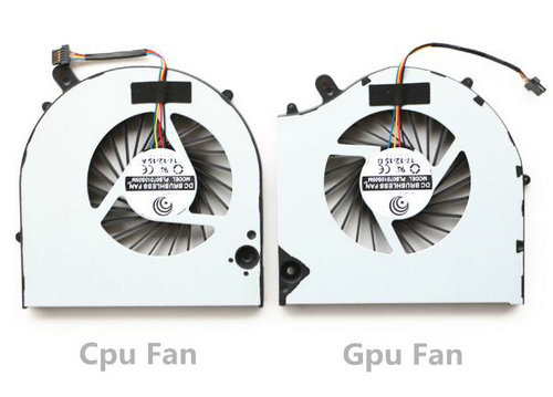 Ventilateur de CPU+GPU pour MSI Cubi 5 10m Cubi 5 10m-007beu PLB07010S05M