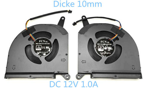 Ventilateur de CPU+GPU 10mm pour Gigabyte Aorus 15p Kc Rtx 30 Series Ventilateur de CPU+GPU 10mm pour Gigabyte Aorus 15p Kc Rtx 30 Series