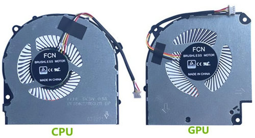 Ventilateur de GPU+CPU pour Gigabyte Aorus 5 Kb - Cliquez sur l'image pour la fermer