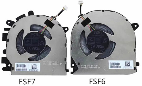 Ventilateur de CPU+GPU pour HP Envy 17t-cw000 N87224-001