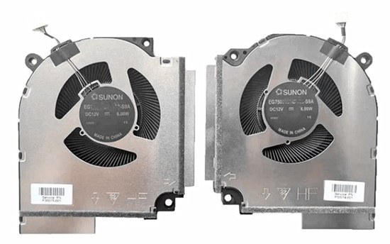 Ventilateur de CPU+GPU pour HP TPN-Q304 P30014-001 P30015-001