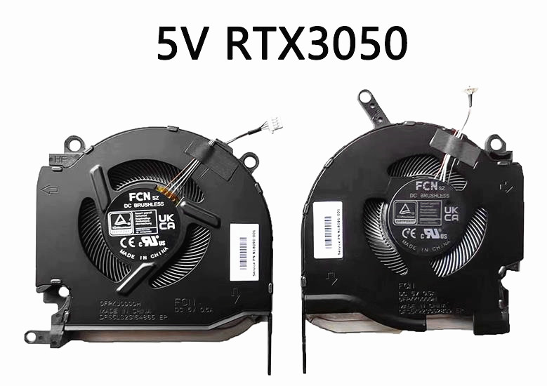 Ventilateur de CPU+GPU 5V pour HP Omen 16-n0000 16-n0001nf
