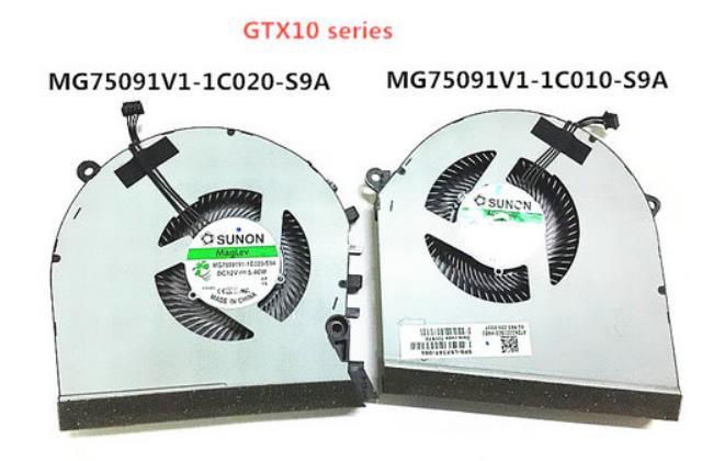 Ventilateur de CPU+GPU GTX10 pour HP MG75091V1-1C010-S9A MG75091V1-1C020-S9A