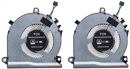 Ventilateur de CPU+GPU pour HP Pavilion Gaming 15-ec0003nf 15-ec0004nf