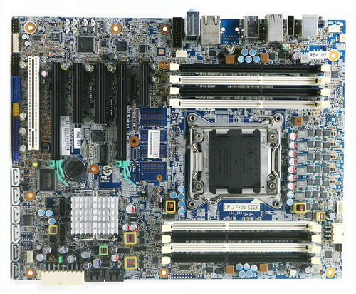 HP Z420 Workstation X99 V2 CPU Carte mère 708615-001 708615-601 618263-002 - Cliquez sur l'image pour la fermer