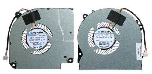 Ventilateur de CPU+GPU pour Hasee G7-cu5nb G7t-cu7na
