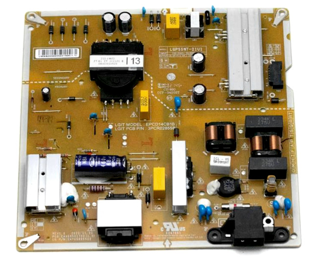 LG 55NANO756 55NANO81T6A carte d'alimentation LGP55NT-21U1 EAX69501702