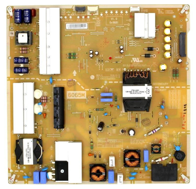 LG 65SJ8509 65SJ850V carte d'alimentation EAX67165801 LGP6065M-17SU12