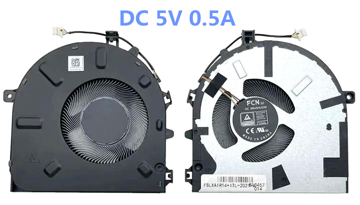 Ventilateur de CPU 5V pour Lenovo DFS5K22B15673T FNC0 5F10S13958 5F10S13959