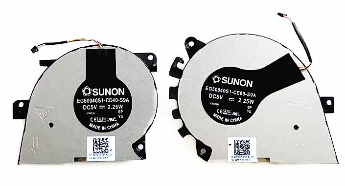 Ventilateur CPU+GPU pour Lenovo EG50040S1-CD40-S9A EG50040S1-CE00-S9A