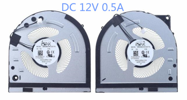 Ventilateur de CPU+GPU 12V pour Lenovo Loq 15ahp9 15arp9 B8509BSHSF2301TN B8509BSHNF2301TN