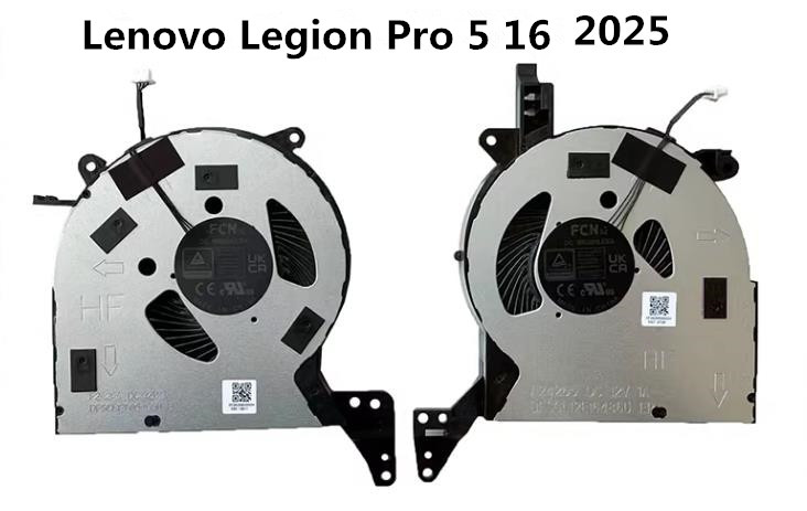 Ventilateur de CPU+GPU 2025 12V pour Lenovo Legion Pro 5 16irx10 16iax10 16afr10 16adr10 F24264 F24265