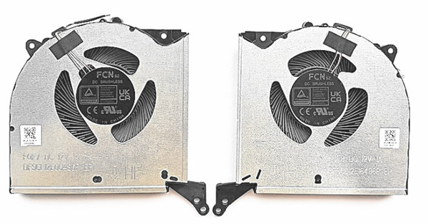 Ventilateur de CPU+GPU 2023 12V pour Lenovo Legion Pro 7 16irx8h 82wq