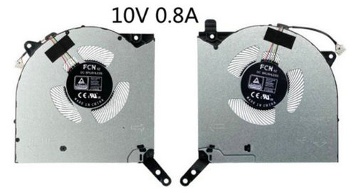 Ventilateur CPU+GPU 10V 2021 pour Lenovo Fcn FNKP DFSAL12E164860 FNKN DFSAL12E064860