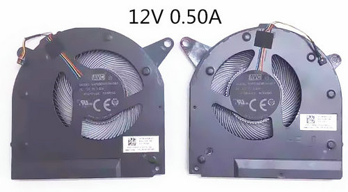 Ventilateur de CPU+GPU 12V 2021 pour Lenovo Legion S7 15ach6 82k8 - Cliquez sur l'image pour la fermer