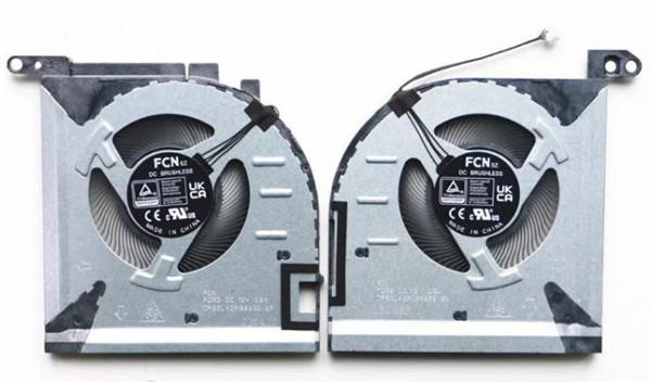 Ventilateur de CPU+GPU 12V 2023 pour Lenovo Legion S7 16irh8 5H40S20943 5H40S20944