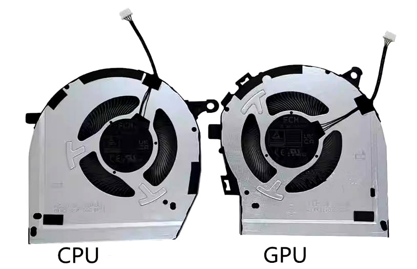 Ventilateur CPU+GPU 2024 pour Lenovo DFSCL12E06486C FSCG DFSCL12E164486C FSCH ND8CC34-23F24 ND8CC33-23F23