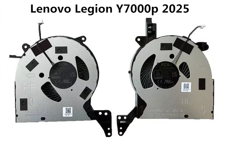 Ventilateur de CPU+GPU pour Lenovo Legion Y7000P IRX10 RTX5060/RTX5070 F24264 F24265