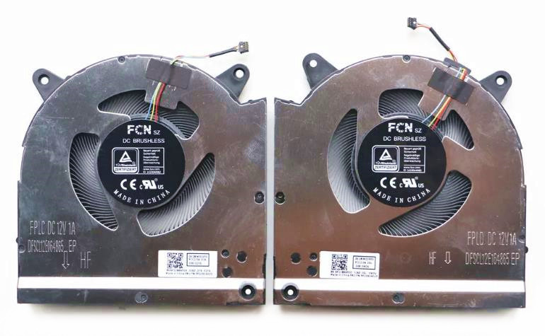Ventilateur de CPU+GPU 12V 2022 pour Lenovo Legion Y9000X ARHA7 5F10S14025 5F10S14024
