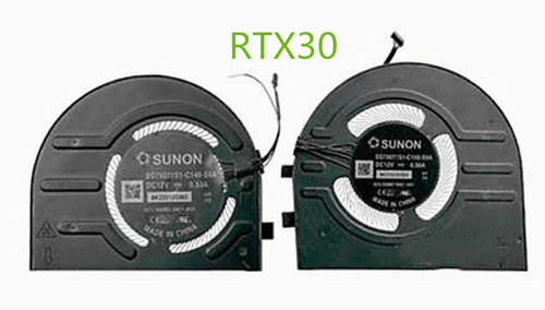 Ventilateur de CPU+GPU 12V RTX30 pour Lenovo Thinkpad P1 Gen 4