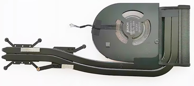 Ventilateur+radiateur pour Lenovo Thinkpad T15 Gen 1 01YU196 01YU197