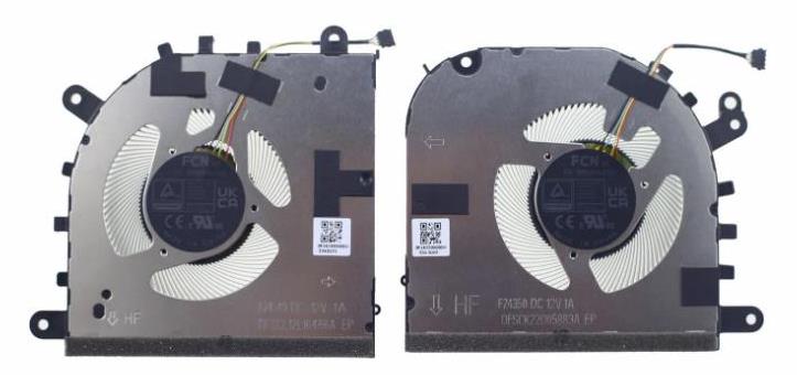 Ventilateur de CPU+GPU pour Lenovo Yoga Pro 16s Imh9 5H40S21048 40S21047