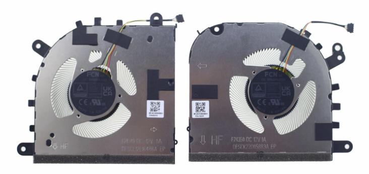 Ventilateur de CPU+GPU pour Lenovo Yoga Pro 9 16imh9 5H40S21048 40S21047