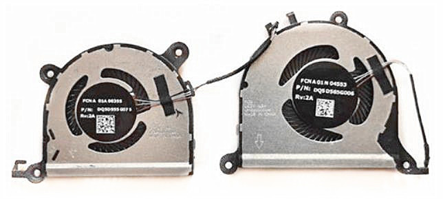 Ventilateur de CPU+GPU pour Lenovo Yoga Slim 7 14are05 14iil05