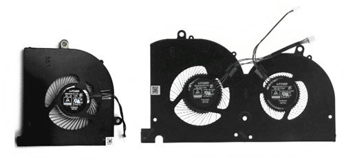 Ventilateur CPU+GPU pour MSI Creator 17 A10SE (MS-17G3)