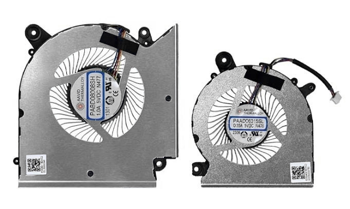 Ventilateur CPU+GPU pour MSI Creator M16 B12udx B13udx MS-1585 PAAD06015SL N460 PABD08008SH N477