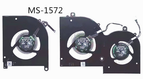 Ventilateur CPU+GPU pour MSI 1572-CPU-4P 1571-Q-CCW MS-1572