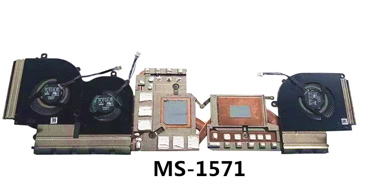 Ventilateur+radiateur pour MSI Creator Z16 Hiroshi Fujiwara MS-1571 E32-2500831-A87